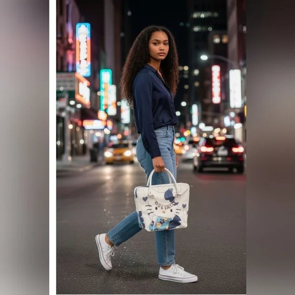 This is an oversized Hello Kitty carry bag made by Sanrio, - Picture 2 of 6